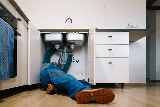 Professional Drain Cleaning technician working in Cedarville, NJ
